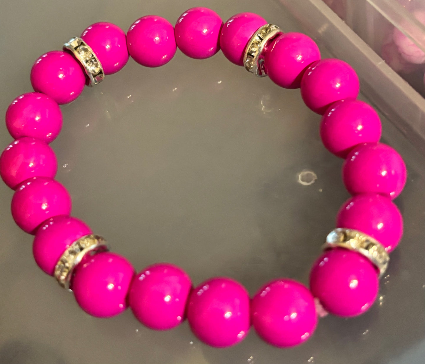 Pink Friday stretch bracelet