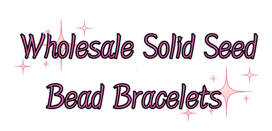 Wholesale solid color seed bead bracelets