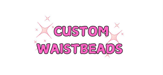 Custom waistbeads with a clasp